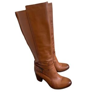 Naturalizer Brown Leather Calf Boots